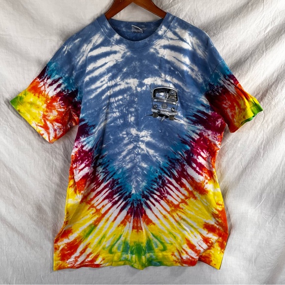 Grateful Dead Vintage 1994 Single Stitch Summer Tour Tie Dye T Shirt XL Adult - Picture 2 of 16